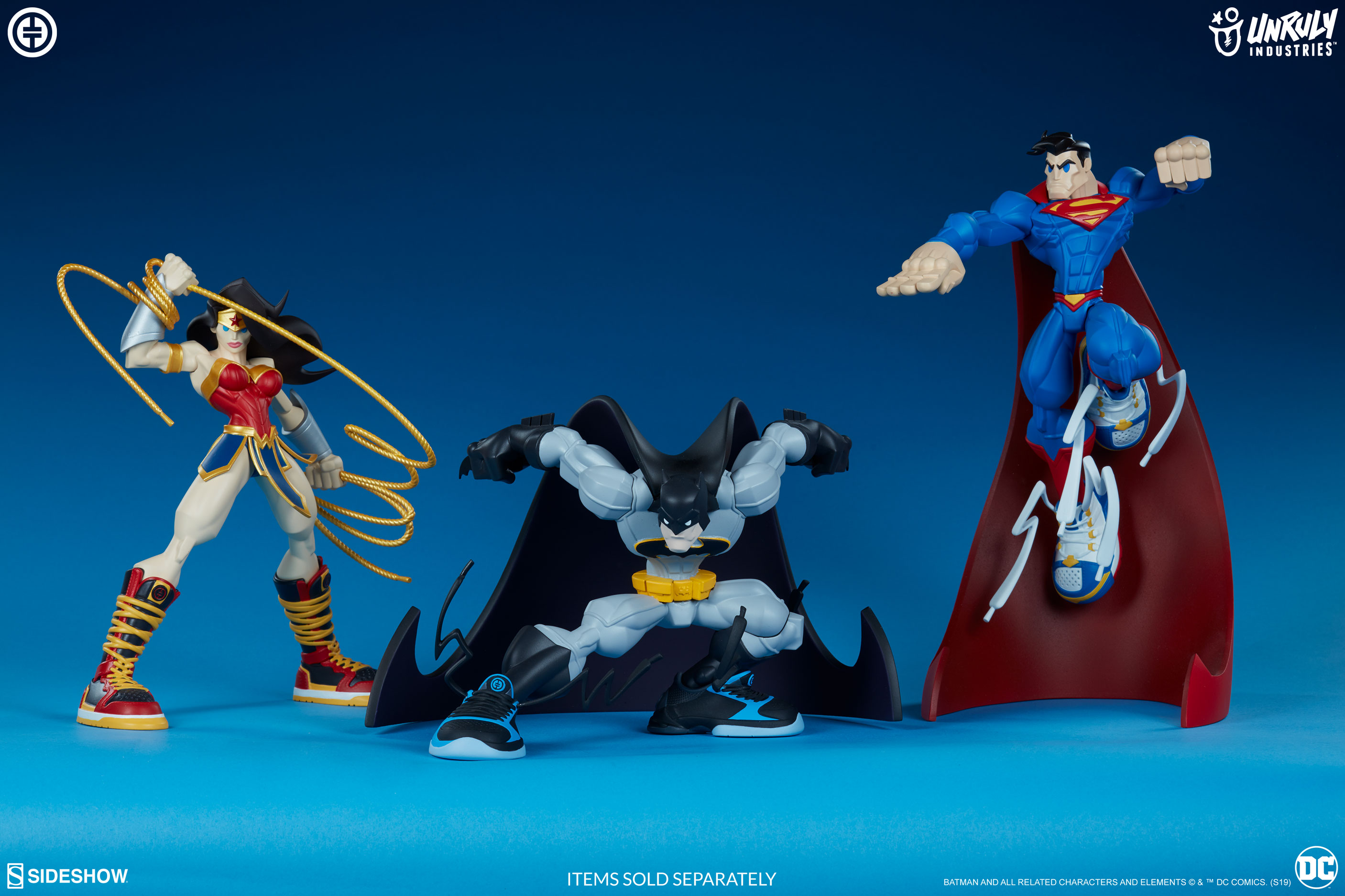 Tracy Tubera x Unruly Industries x DC Comics DC TRINITY Designer Figure