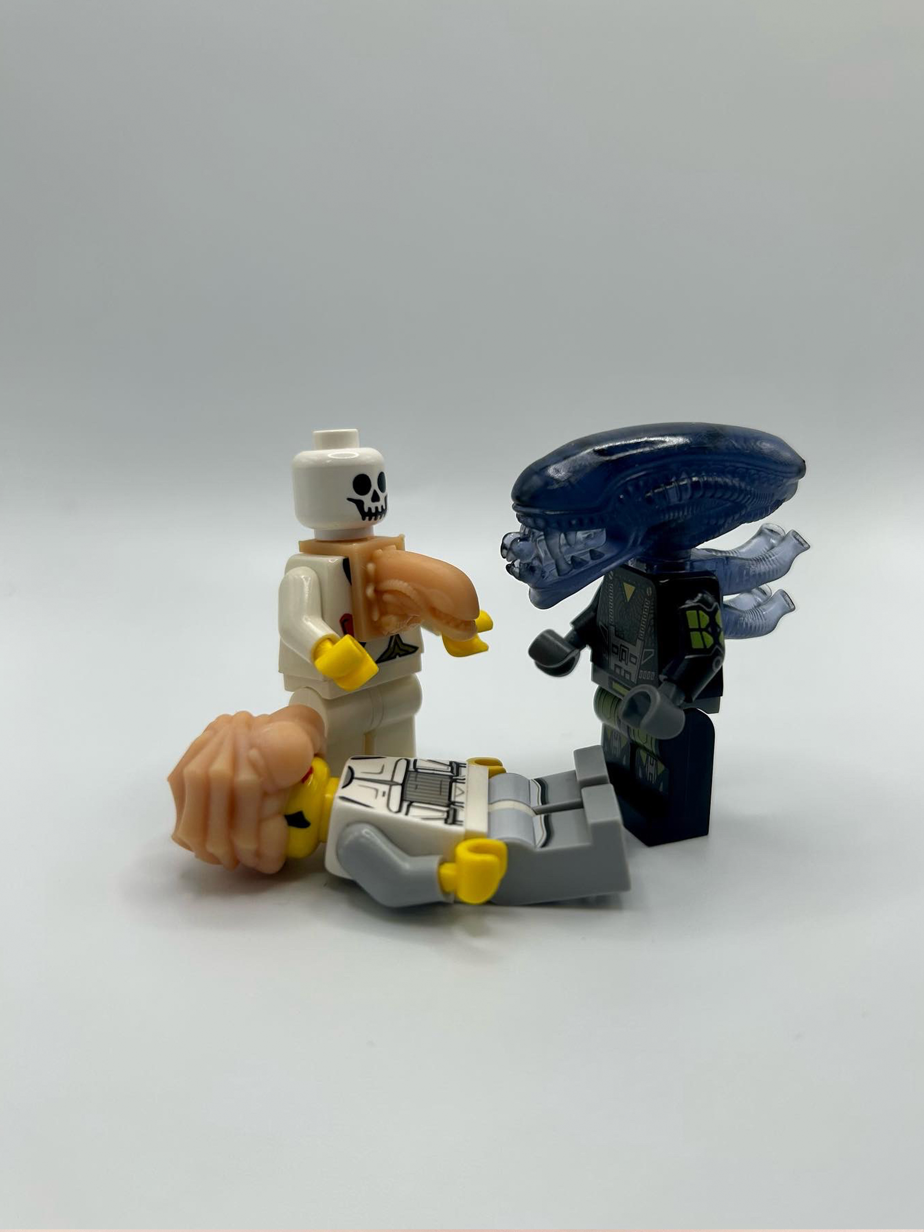 Alien Lego Heads by Tony Mora