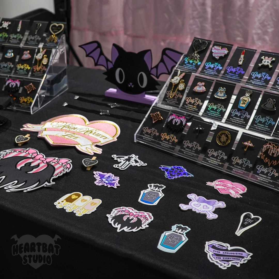 Enamel Pins and Art by Heartbat Studio